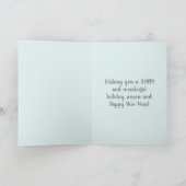 海からFlorida湾の帆船からの挨拶 シーズンカード (内部)