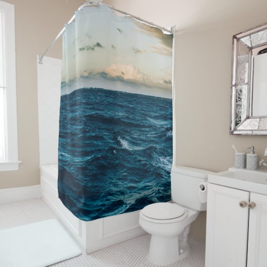 海かわいらしの風景 シャワーカーテン (インサイチュ)