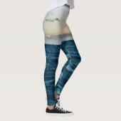 海かわいらしの風景 レギンス (右)