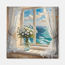 海かわいらしシーン沿岸美術