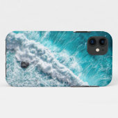 海かわいらし波 |最高の自然愛好家へのプレゼント Case-Mate iPhoneケース (裏面(横))