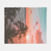 海かわいらし生活 フリースブランケット (正面(横))