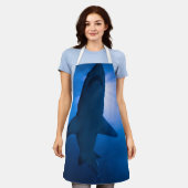 海かわいらし生 エプロン (着用した状態)