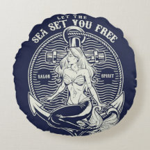 海があなたを自由に設定装飾用クッション