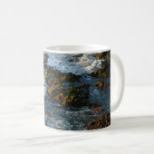 海が岩に出会う場所 コーヒーマグカップ (正面右)