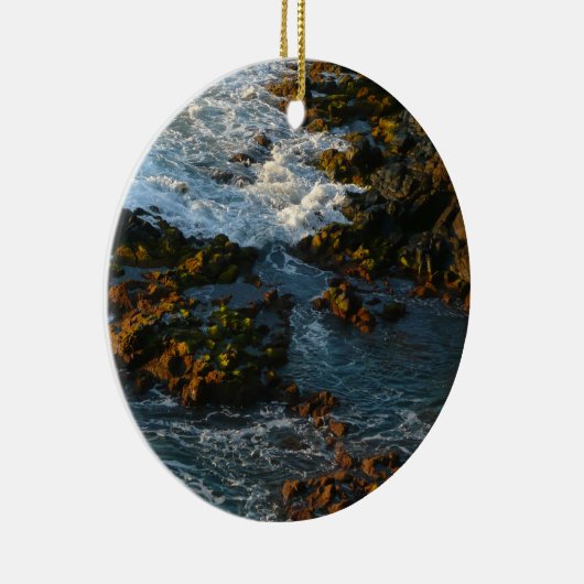 海が岩に出会う場所 セラミックオーナメント (右)