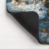 海が岩に出会う場所 マウスパッド (コーナー)