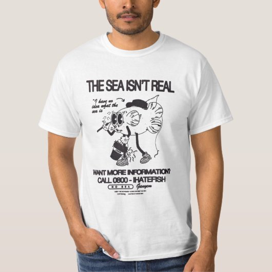 海が無実在い Tシャツ (正面)