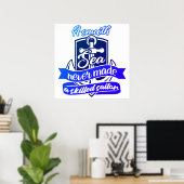 海が穏やかなので熟練した船員はいなかった ポスター (ホームオフィス)