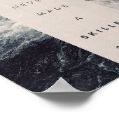 海が穏やかなので熟練した船員は生まれなかった ポスター (角)