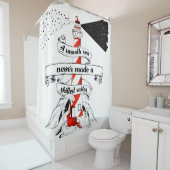 海が穏やかなので熟練の船員は決して得られなかった シャワーカーテン (インサイチュ)