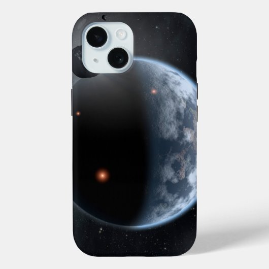海が表面を覆う地球のような惑星。 Case-Mate iPhoneケース (裏面)