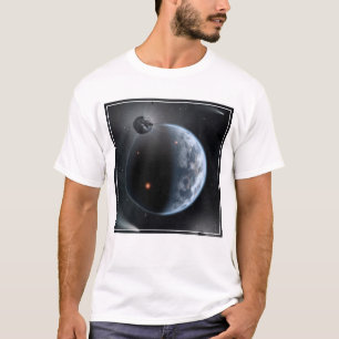 海が表面を覆う地球のような惑星。 Tシャツ