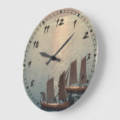 海きらめくだ。 ラージ壁時計 (傾斜)