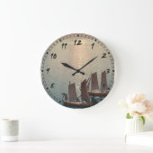 海きらめくだ。 ラージ壁時計 (ホーム)