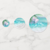 海きらめく水 |テーブル紙吹雪 コンフェッティ (正面)