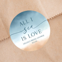 海しか見えない愛 オーシャンビーチ ショア ブライダルシャワー ラウンドシール