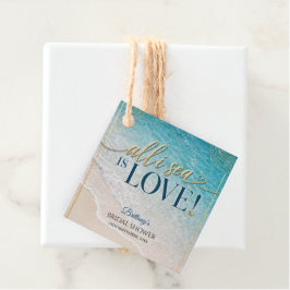 海だけが愛 Beach Bridal Shower フェイバータグ