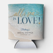 海だけが愛 Beach Bridal Shower 缶クーラー (正面)