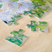 海でのピクニック – 印象派のアートワーク ジグソーパズル (側面)