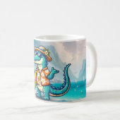 海でのワイルドワニの冒険 コーヒーマグカップ (正面右)