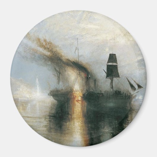 海での埋葬 マグネット (正面)