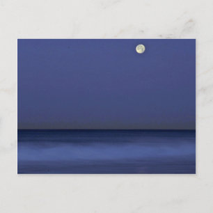 海での夜 ポストカード