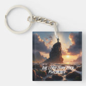 海での孤独この主は私の岩 キーホルダー (正面)