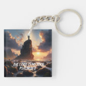 海での孤独この主は私の岩 キーホルダー (裏面)