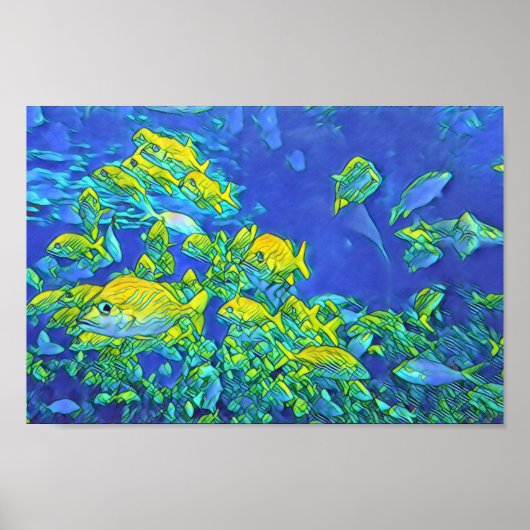 海での生活 ポスター (正面)