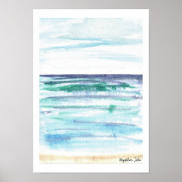 海での雨の日 ポスター