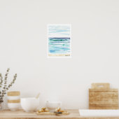 海での雨の日 ポスター (キッチン)