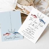 海での魚ふたり減る 結婚前のカップルシャワーのユーモア 招待状