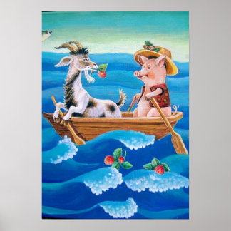 「海でイチゴが何個育つんだ？」 ポスター