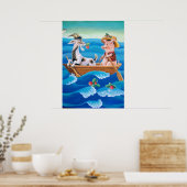 「海でイチゴが何個育つんだ？」 ポスター (キッチン)