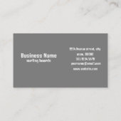 海でサーファー。カスタマイズ可能な名刺 名刺 (裏面)