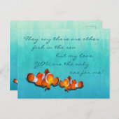 海でピエロを愛する魚 ポストカード (正面/裏面)