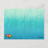 海でピエロを愛する魚 ポストカード (裏面)