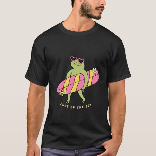 海で失くした Tシャツ – かわいい夏のビーチカスタム (正面)