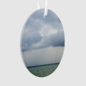 海で嵐が吹き荒れる オーナメント (正面)