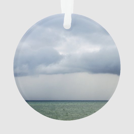 海で嵐が吹き荒れる オーナメント (裏面)