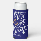 海で最高のブライズメイドパーティーをしよう スリム缶クーラー (Seltzer正面)