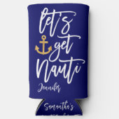 海で最高のブライズメイドパーティーをしよう スリム缶クーラー (正面)