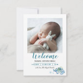 『海で生まれたというお知らせ』 出欠カード (正面)