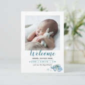 『海で生まれたというお知らせ』 出欠カード (スタンド正面)