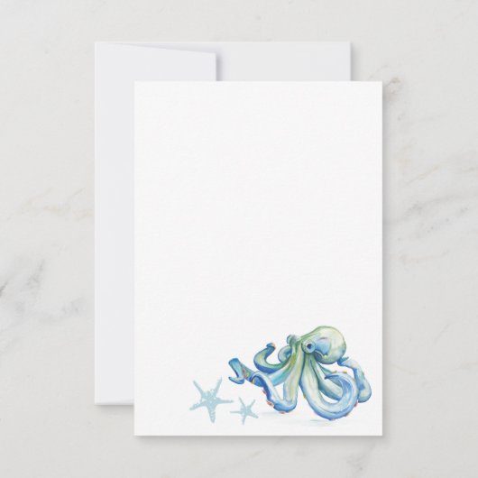 『海で生まれたというお知らせ』 出欠カード (裏面)