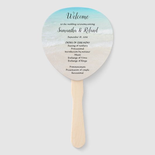 海で結婚のヒトデのファン計画 ハンドファン (正面)