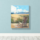 海で キャンバスプリント (インサイチュ (ウッドフロア))