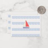 海で ノートカード (正面/裏面インサイチュ)