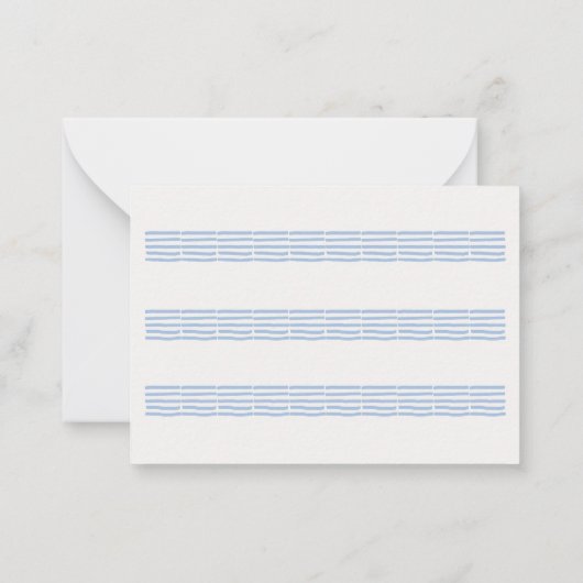 海で ノートカード (裏面)